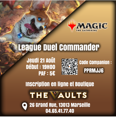 League Duel Commander - Jeu 21 Août 25