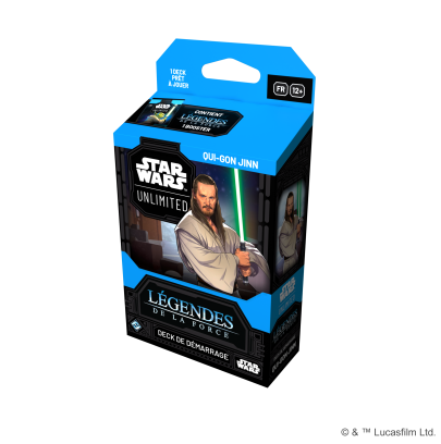 Star Wars : Unlimited - Deck de démarrage Qui-Gon Jinn - Francais - Set 5 : Légendes de la Force