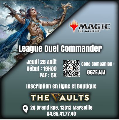 League Duel Commander - Jeu 28 Août 25