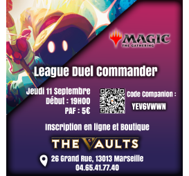 League Duel Commander - Jeu 11 Septembre 25