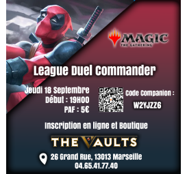 League Duel Commander - Jeu 18 Septembre 25