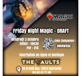 Friday Night Magic - DRAFT - Ven 3 Octobre 25