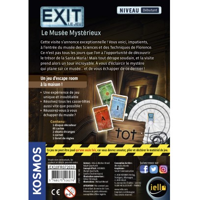 EXIT : LE MUSEE MYSTERIEUX (DEBUTANT)