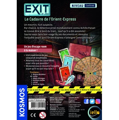 EXIT : LE CADAVRE DE L'ORIENT EXPRESS (CONFIRMÉ)