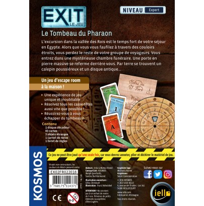 EXIT : LE TOMBEAU DU PHARAON (EXPERT)