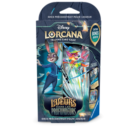 Disney : Lorcana TCG - Deck de démarrage Rubis & Acier - Français - Set 10 - Lueurs dans les Profondeurs