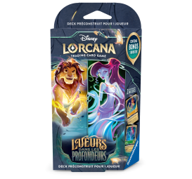 Disney : Lorcana TCG - Deck de démarrage Ambre & Emeraude - Français - Set 10 - Lueurs dans les Profondeurs