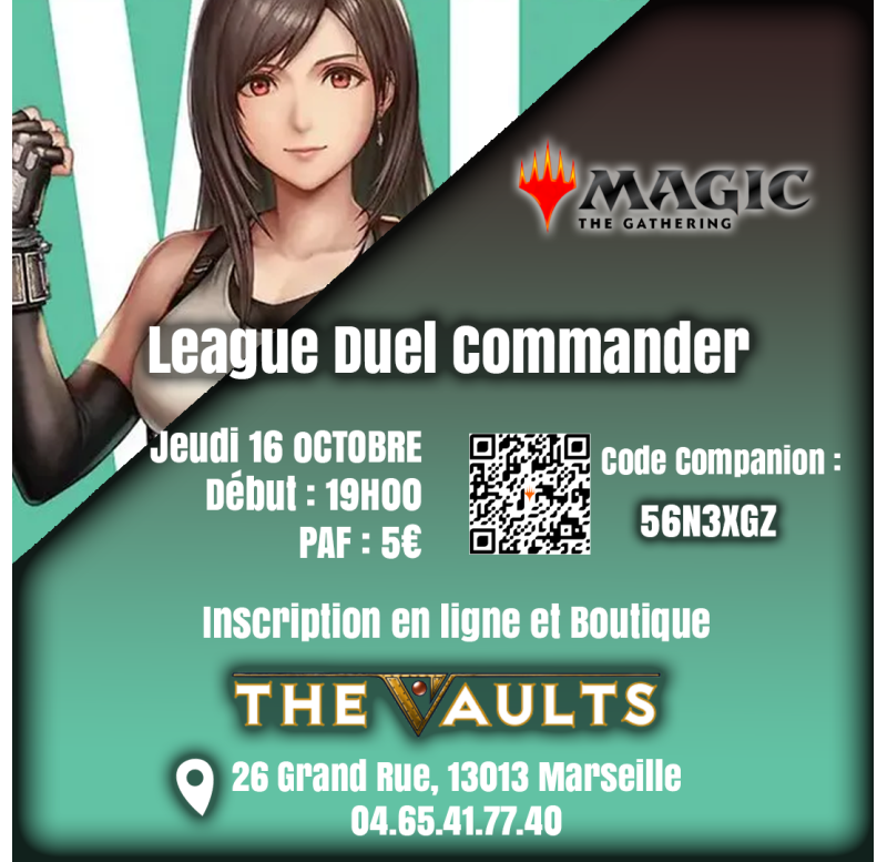 League Duel Commander - Jeu 16 Octobre 25