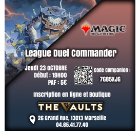 League Duel Commander - Jeu 23 Octobre 25