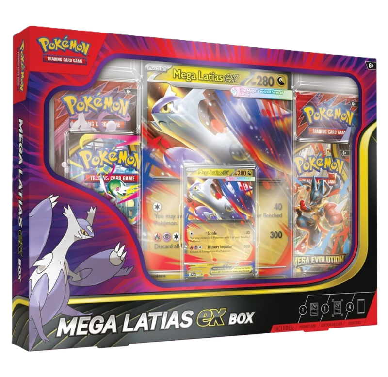 Pokemon TCG - Coffrer Méga-Latias EX - Français - ME1 - Mega Evolution Pokemon TCG - Coffrer Méga-Latias EX - Français - ME1 - Mega Evolution