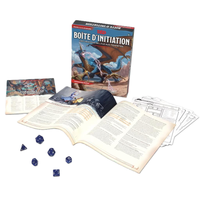Dungeons & Dragons 5e édition – Boîte d'initiation Les Dragons de lîle aux tempêtes - FRANCAIS