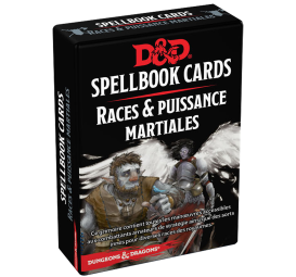 Dungeons & Dragons 5e édition – SpellBook Cards - Puissance Martiale & Races - FRANCAIS