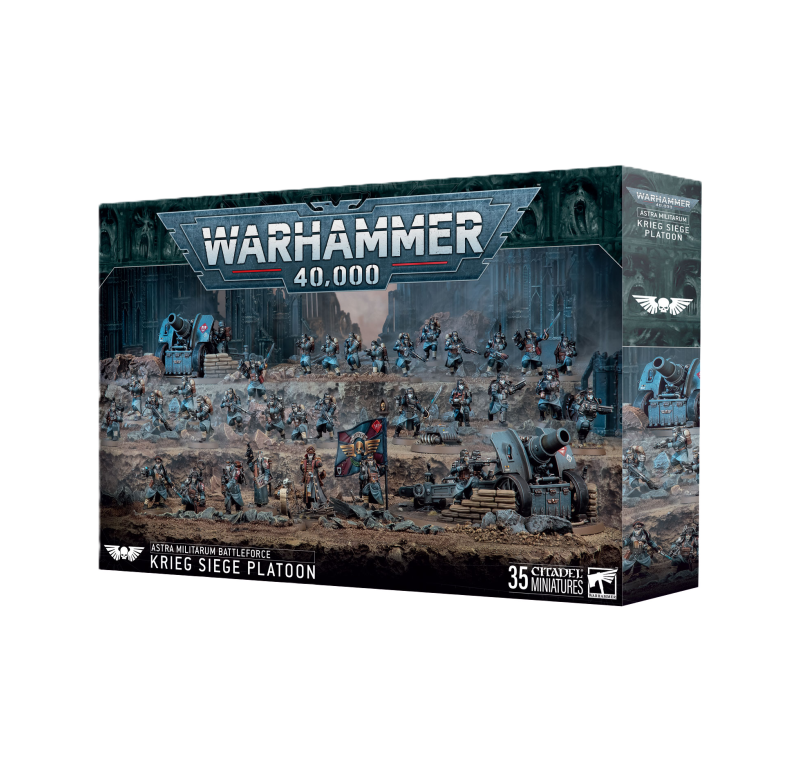 Warhammer 40 000 - Astra Militarum - Battleforce - Peloton de siège de Krieg