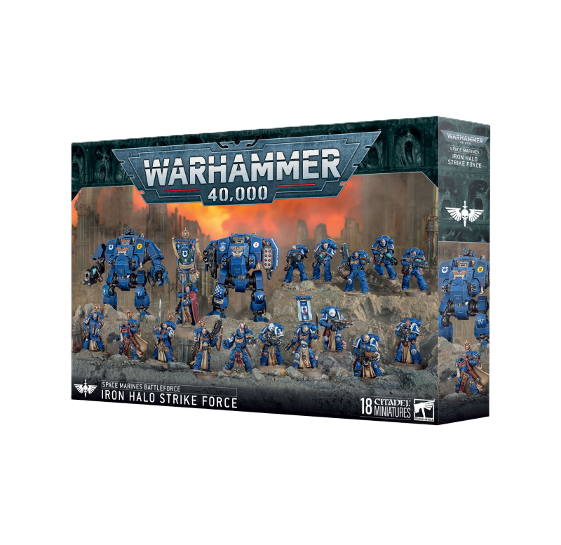 Warhammer 40 000 - Space Marine - Battleforce - Force de frappe halo de fer Warhammer 40 000 - Space Marine - Battleforce - Force de frappe halo de fer