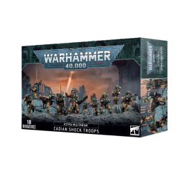 Warhammer 40 000 - Impérium - Astra Militarum - Troupe de choc Cadienne