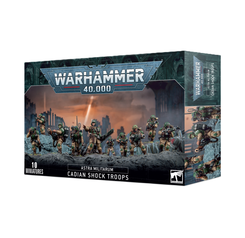 Warhammer 40 000 - Impérium - Astra Militarum - Troupe de choc Cadienne
