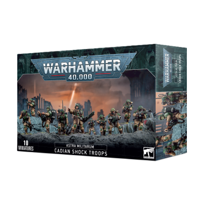 Warhammer 40 000 - Impérium - Astra Militarum - Troupe de choc Cadienne