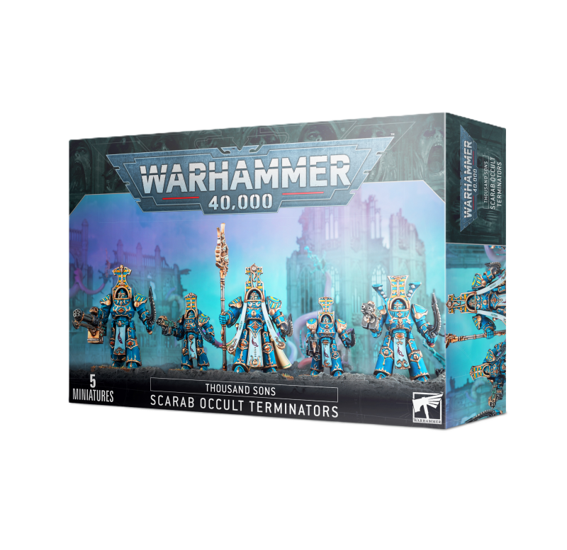 Warhammer 40 000 - Chaos - Thousands sons - Terminator du Scarabée Occulte