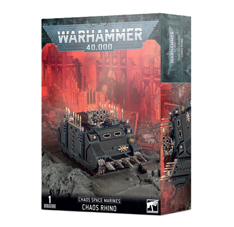 Warhammer 40 000 - Chaos - Space marines du Chaos - Rhino