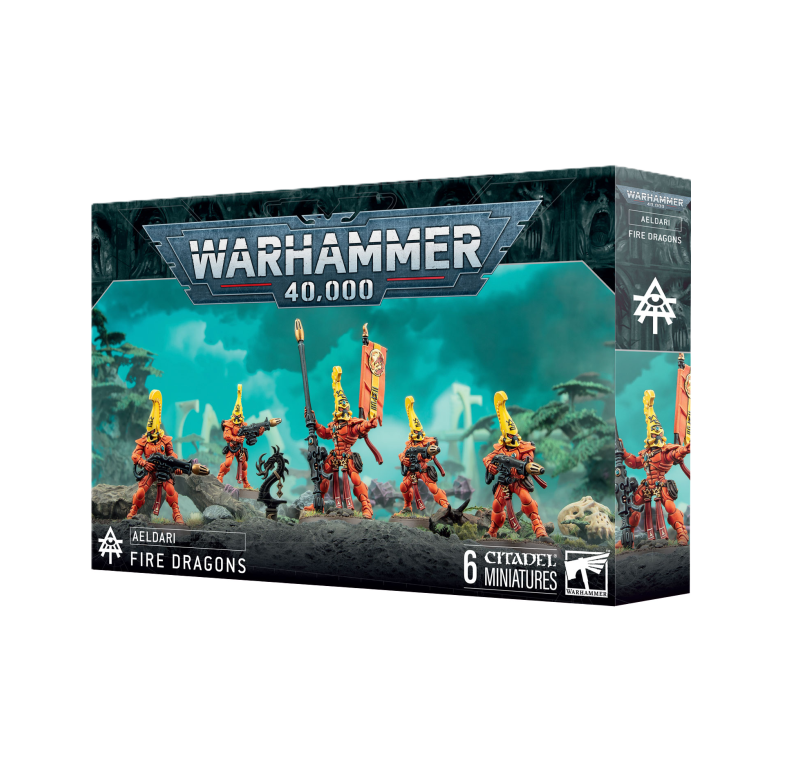 Warhammer 40 000 - Xénos - Aeldari - Dragons flamboyants