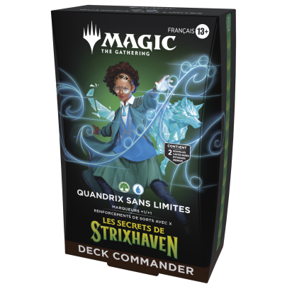 MTG – Deck Commander Les Secrets de Strixhaven – Quandrix sans limites – Version Française