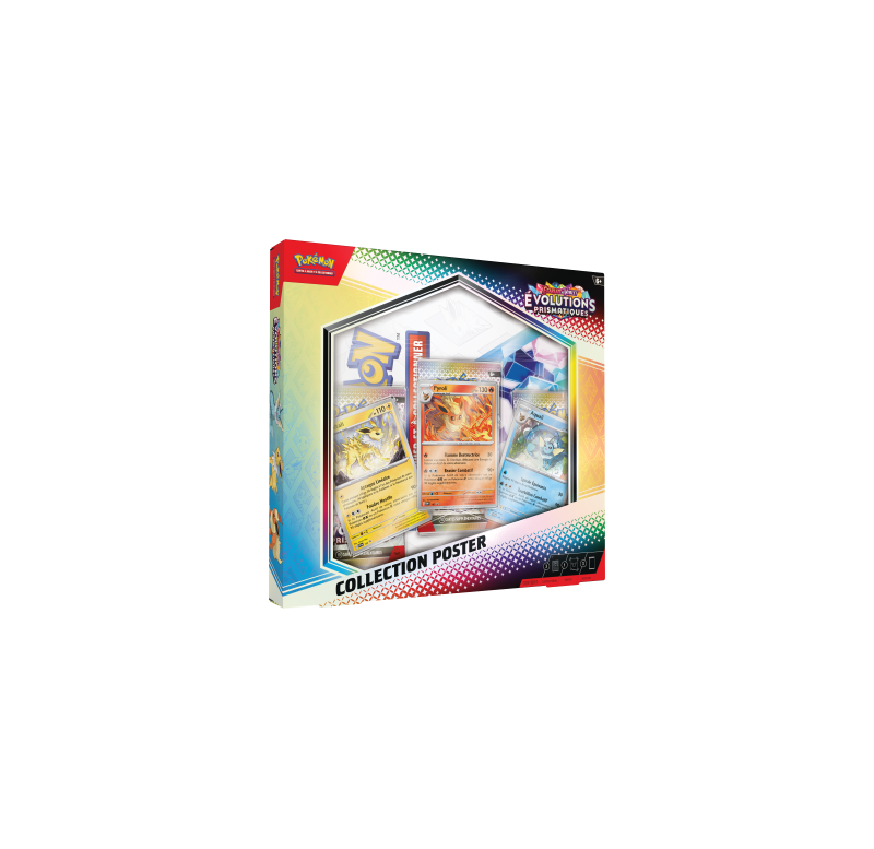 Pokemon TCG - Coffret poster - Français - Ecarlate et Violet - EV8.5 - Evolutions prismatiques