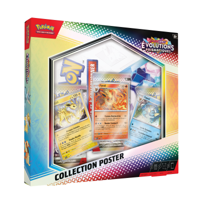 Pokemon TCG - Coffret poster - Français - Ecarlate et Violet - EV8.5 - Evolutions prismatiques