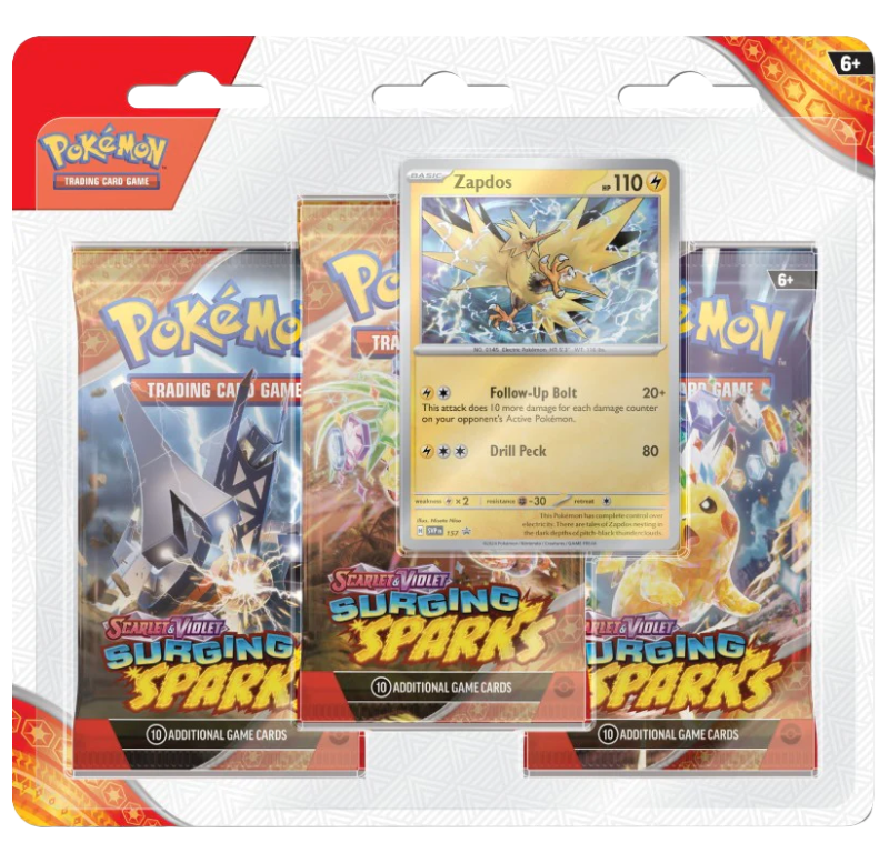 Pokemon TCG - Blister Elector - Français - Ecarlate et Violet - EV8 - Etincelles déferlantes Pokemon TCG - Blister Elector - Français - Ecarlate et Violet - EV8 - Etincelles déferlantes
