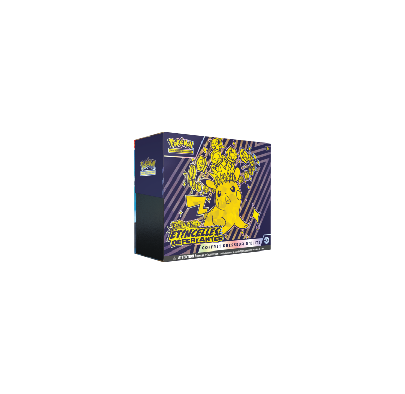 Pokemon TCG - Coffret dresseur d'élite - Français - Ecarlate et Violet - EV8 - Etincelles déferlantes Pokemon TCG - Coffret dresseur d'élite - Français - Ecarlate et Violet - EV8 - Etincelles déferlantes