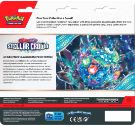 Pokemon TCG - Blister Forgelina  - Français - Ecarlate et Violet - EV7 - Couronne stellaire