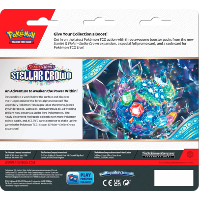 Pokemon TCG - Blister Forgelina  - Français - Ecarlate et Violet - EV7 - Couronne stellaire