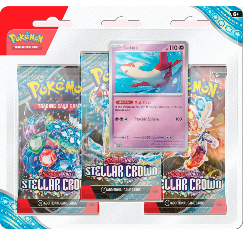 Pokemon TCG - Blister Latias - Français - Ecarlate et Violet - EV7 - Couronne stellaire Pokemon TCG - Blister Latias - Français - Ecarlate et Violet - EV7 - Couronne stellaire