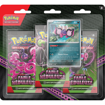 Pokemon TCG - Blister Pêchaminus - Français - Ecarlate et Violet - EV6.5 - Fable nébuleuse