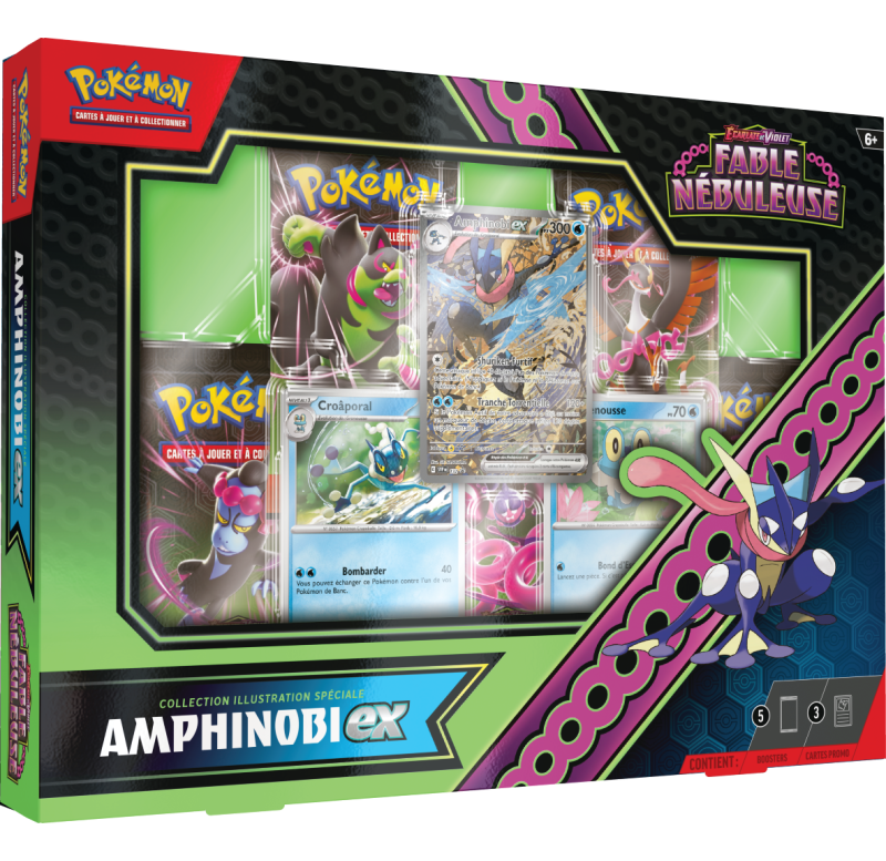 Pokemon TCG - Coffret illustration spécial Amphinobi - Français - EV6.5 - Fable nébuleuse