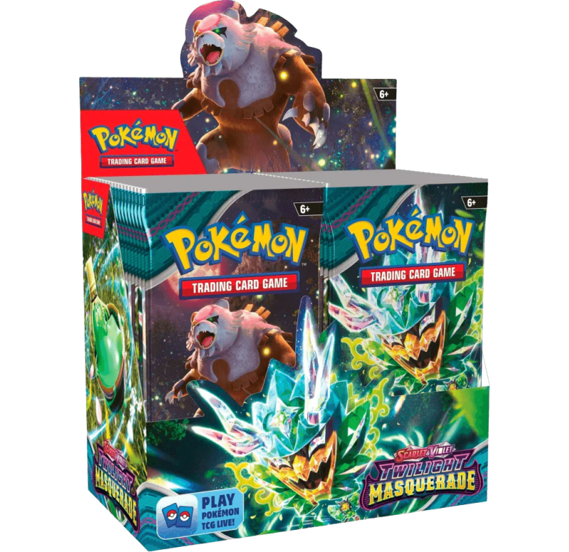 Pokemon TCG - Display - Français - Ecarlate et Violet - EV6 - Mascarade crépusculaire Pokemon TCG - Display - Français - Ecarlate et Violet - EV6 - Mascarade crépusculaire