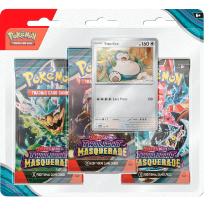 Pokemon TCG - Blister Ronflex - Français - Ecarlate et Violet - EV6 - Mascarade crépusculaire