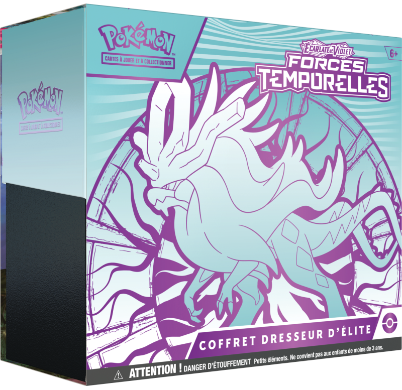 Pokemon TCG - Coffret dresseur d'élite - Français - Ecarlate et Violet - EV5 - Forces temporelles Pokemon TCG - Coffret dresseur d'élite - Français - Ecarlate et Violet - EV5 - Forces temporelles