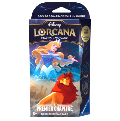 Disney : Lorcana TCG - Deck de démarrage Saphir & Acier - Français - Premier chapitre