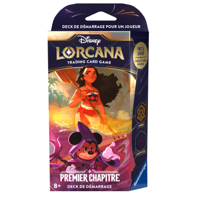 Disney : Lorcana TCG - Deck de démarrage Ambre & Améthyste - Français - Premier chapitre