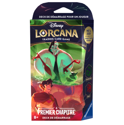 Disney : Lorcana TCG - Pack 3 Decks de démarrage - Français - Premier chapitre