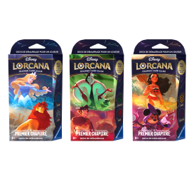 Disney : Lorcana TCG - Pack 3 Decks de démarrage - Français - Premier chapitre