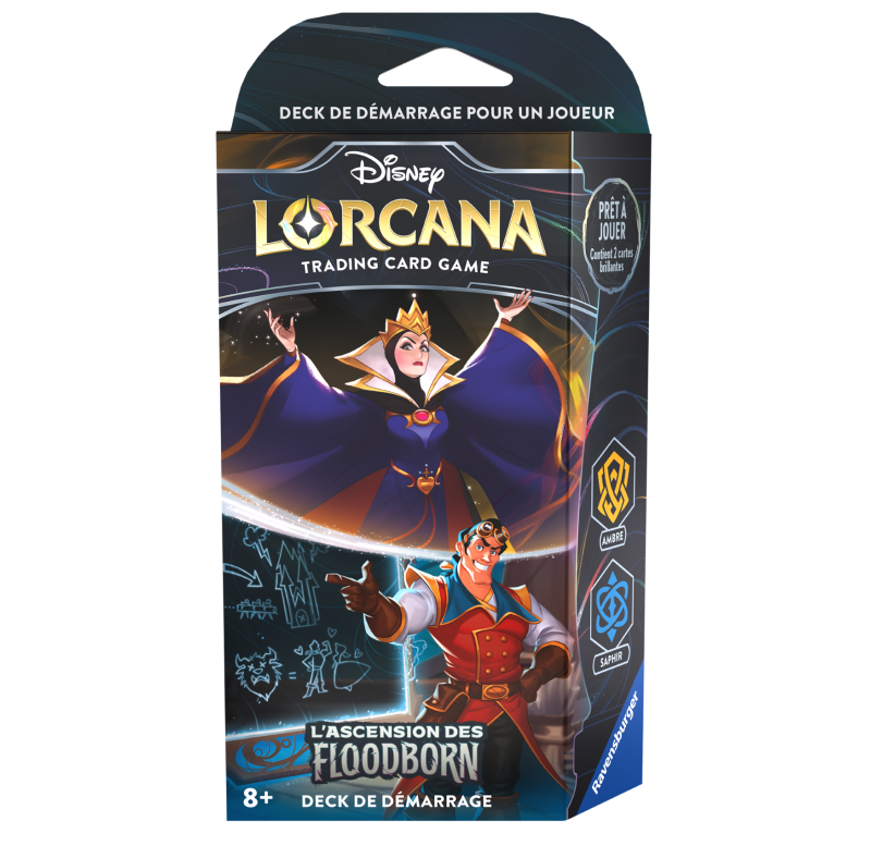 Disney : Lorcana TCG - Deck de démarrage Ambre & Saphir - Français - L'Ascension des Floodborn Disney : Lorcana TCG - Deck de démarrage Ambre & Saphir - Français - L'Ascension des Floodborn