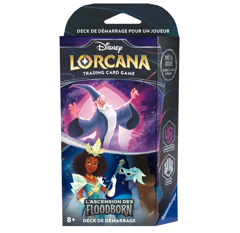 Disney : Lorcana TCG - Deck de démarrage Améthyste & Acier - Français - L'Ascension des Floodborn