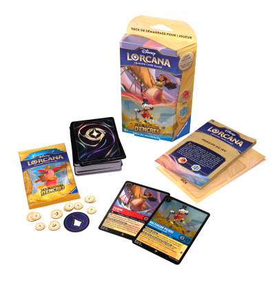 Disney : Lorcana TCG - Deck de démarrage Rubis & Saphir- Français - Les Terres d'Encres