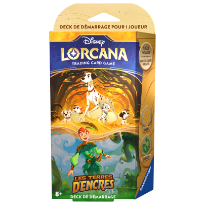 Disney : Lorcana TCG - Deck de démarrage Ambre & Emeraude - Français - Les Terres d'Encres