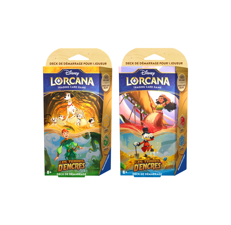 Disney : Lorcana TCG - Pack deck de démarrage - Français - Les Terres d'Encres Disney : Lorcana TCG - Pack deck de démarrage - Français - Les Terres d'Encres