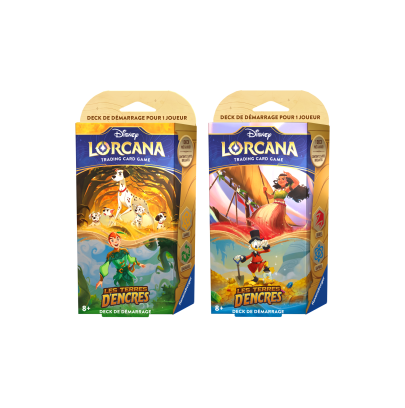 Disney : Lorcana TCG - Pack deck de démarrage - Français - Les Terres d'Encres