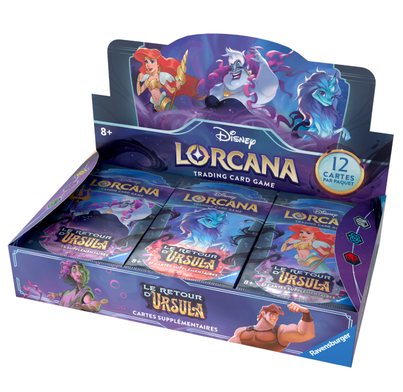 Disney : Lorcana TCG - Display - Français - Le retour d'Ursula Disney : Lorcana TCG - Display - Français - Le retour d'Ursula