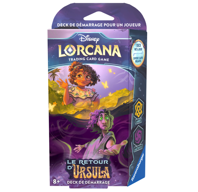Disney : Lorcana TCG - Deck de démarrage Ambre & Amethyste - Français - Le retour d'Ursula Disney : Lorcana TCG - Deck de démarrage Ambre & Amethyste - Français - Le retour d'Ursula