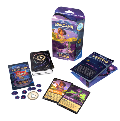 Disney : Lorcana TCG - Deck de démarrage Ambre & Amethyste - Français - Le retour d'Ursula